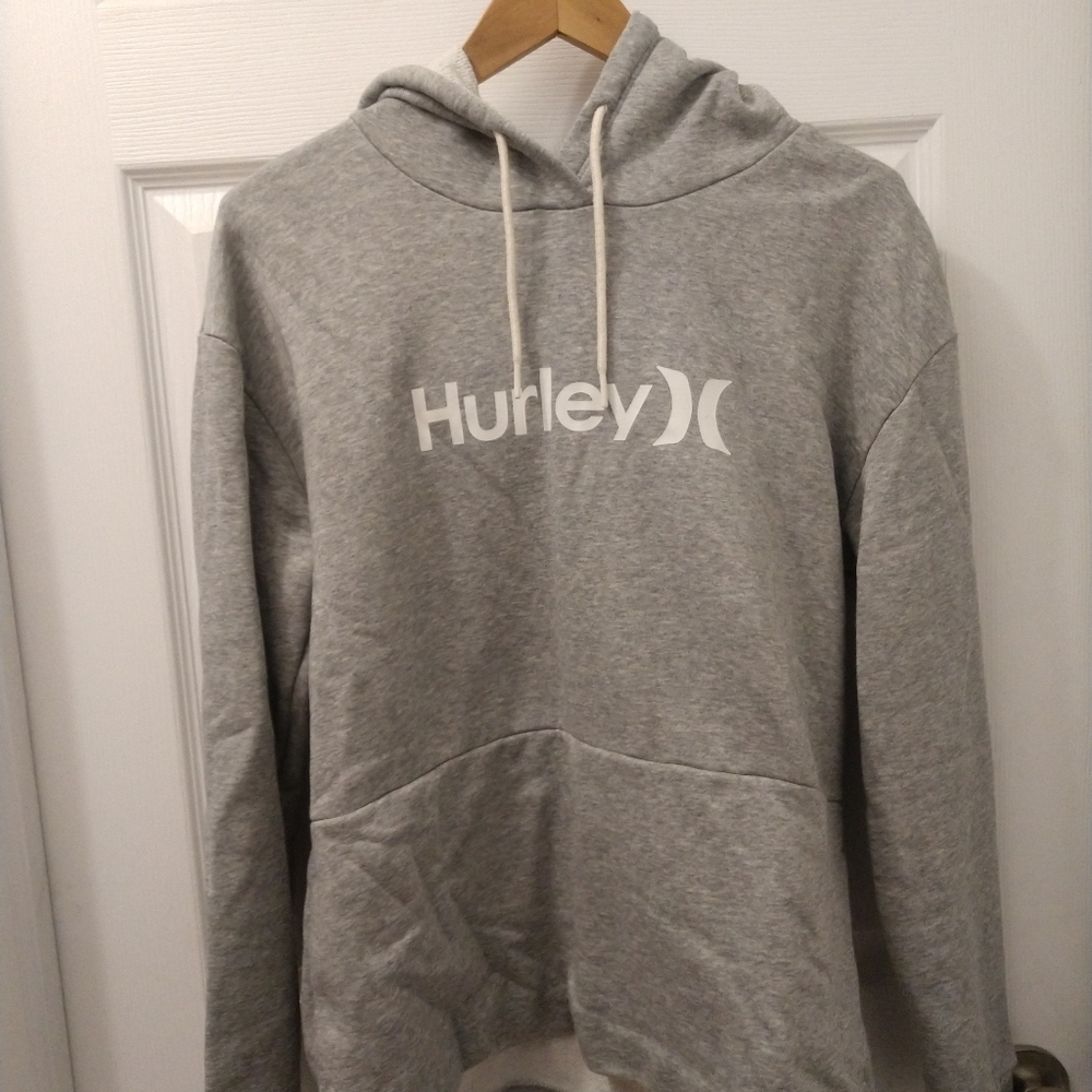 Hurley large gray sweatshirt